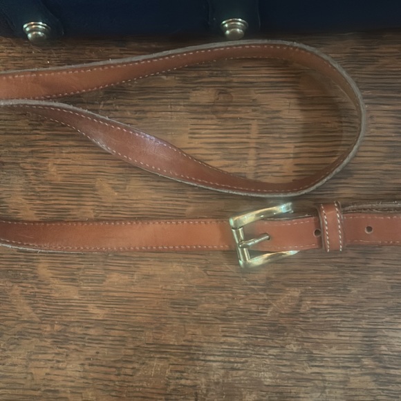 Dooney & Bourke Vintage Essex Navy All Weather Leather Shoulder Bag - Picture 9 of 16